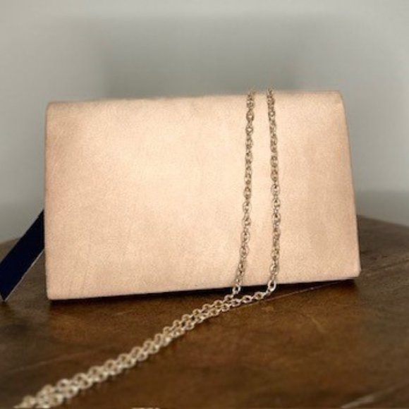 Charming Tailor Faux Suede Clutch Handbag - Picture 3 of 5